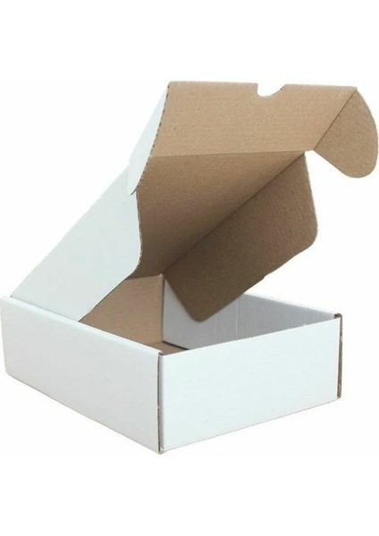 17X13X5 cm Kilitli Küçük Ürün Kutuları 100 Adet - Beyaz modelleri