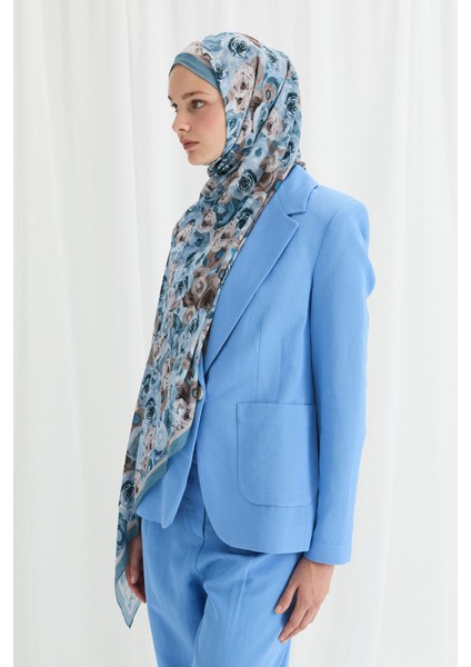 Rosemary Kraş Şal - Mavi fiyatları