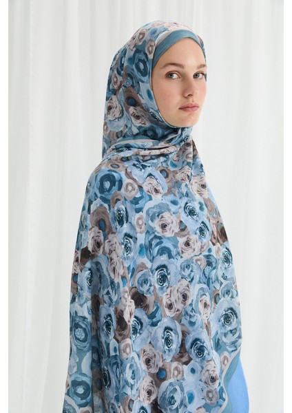 Rosemary Kraş Şal - Mavi modelleri