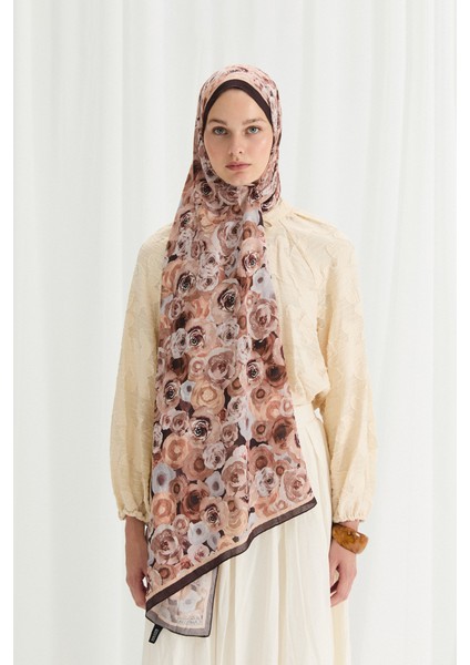 Rosemary Kraş Şal - Kahve