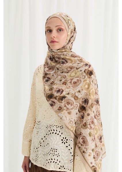 Rosemary Kraş Şal - Tereyağ Sarısı modelleri