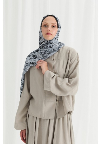 Rosemary Kraş Şal - Siyah