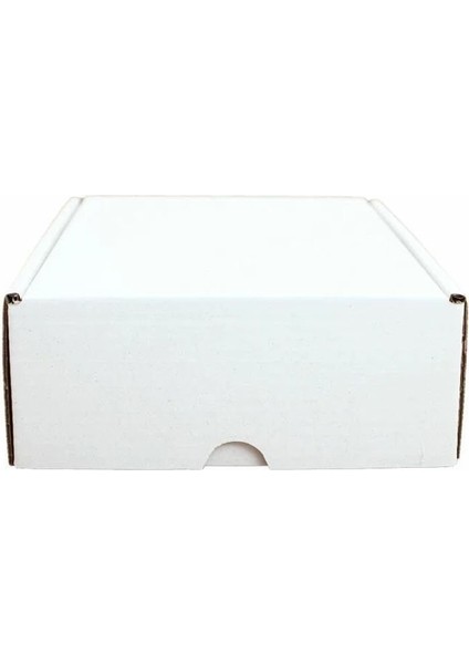 17X13X5 cm Kilitli Küçük Ürün Kutuları 1000 Adet - Beyaz
