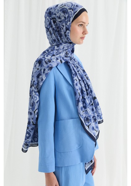 Rosemary Kraş Şal - Lacivert fırsatları