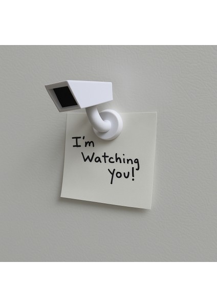 '' I'm Watching You!" Kamera Görünümlü Buzdolabı Magneti