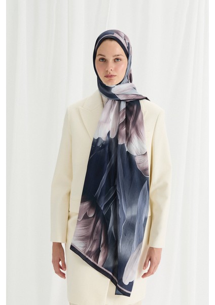 Tulipano Kraş Şal - Lacivert modelleri