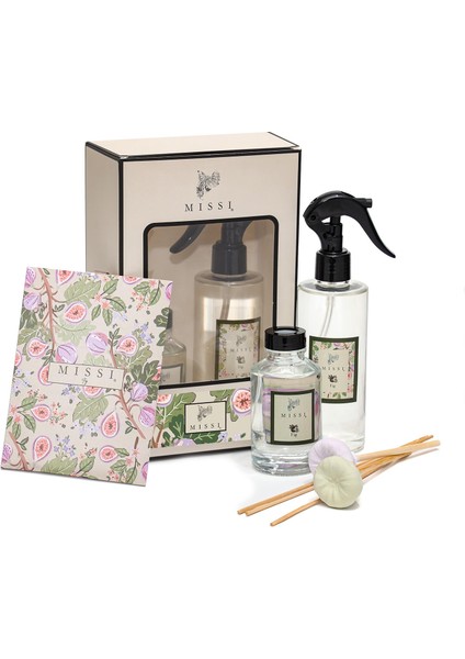 Incir Hediye Seti (Oda Kokusu- Oda Spreyi-Kokulu Zarf)