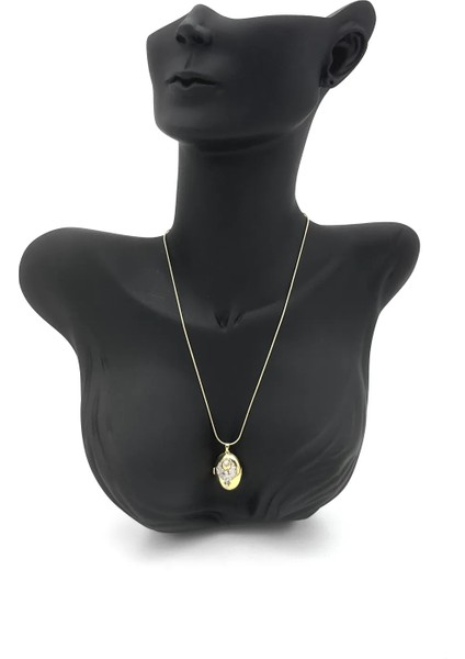 Gold Kararmaz (Stainless Steel) Çelik Anka Kuşu Anı Kolyesi