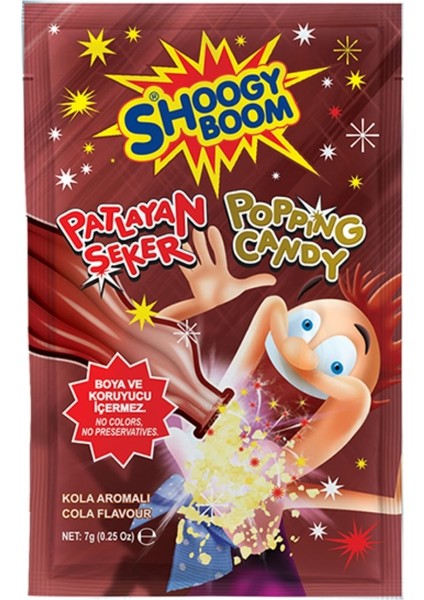 Boom Kola Aromalı Patlayan Şeker 7 Gr. 1 Adet