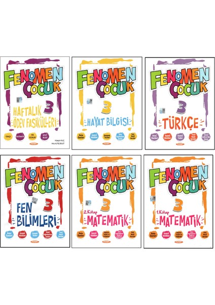 Çocuk 3.sınıf Set (5 Kitap)+Haftalık Ödev Fasikülleri