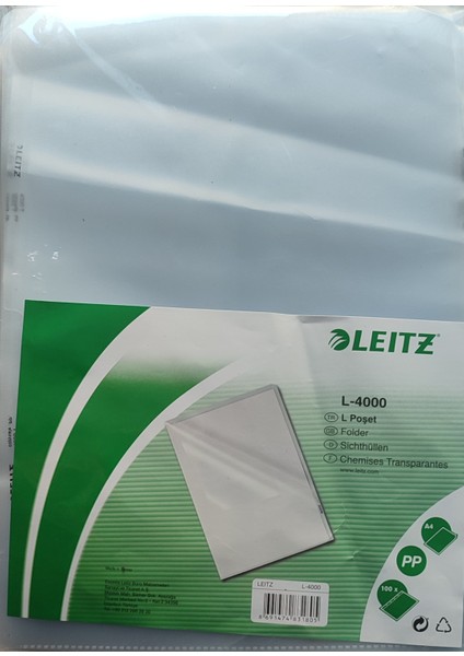 L Poşet Dosya (100 Adet) Buzlu 40001003 fiyatları