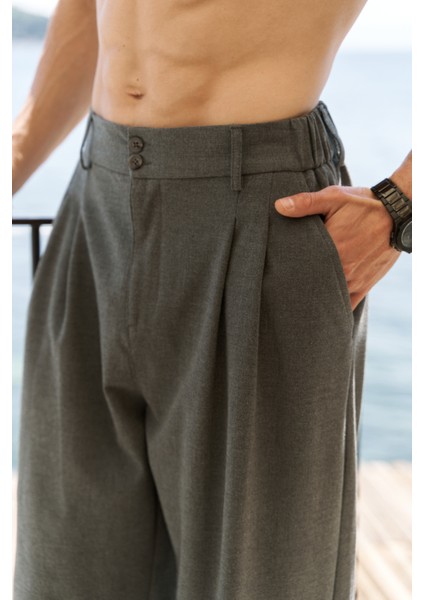 Geaohrid Füme Erkek Pantolon