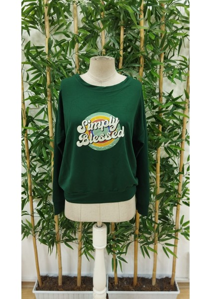 Ipeksi Kadın Uzun Kollu Bisiklet Yaka Viskon Iki Iplik Bluz fırsatları