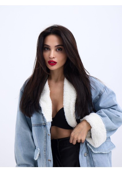 Ipeksi 5674 Kot Ceket-Mavi