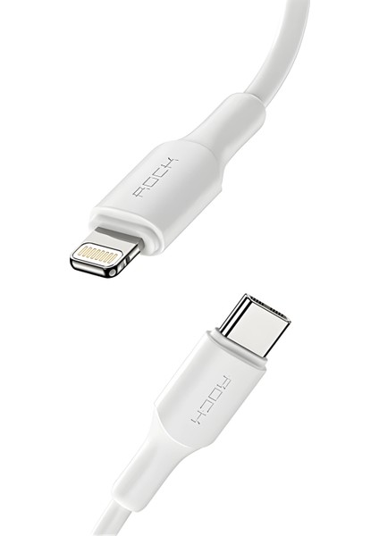 Mfı Lisanslı Pd Type-C To Lightning 1.20M Hızlı Şarj ve Data Kablosu Beyaz modelleri