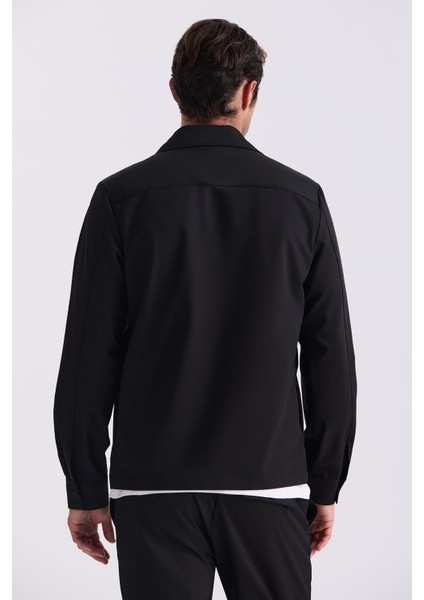 Siyah Slim Fit Sivri Yaka Erkek Takım Elbise10 fırsatları