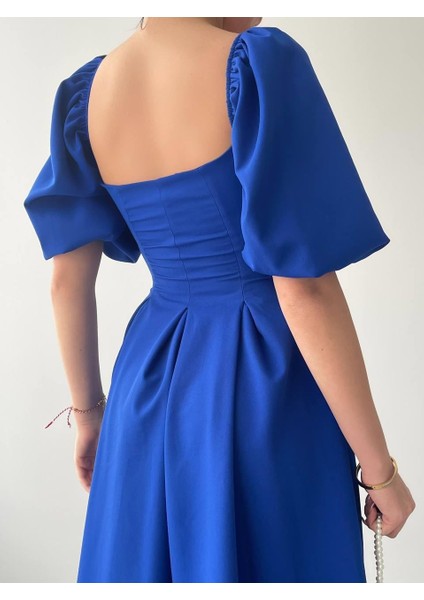 Ipeksi Benjamin Çan Etekli Midi Boy Elbise