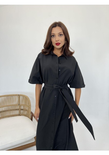 Ipeksi 5318 Elbise-Siyah indirimleri