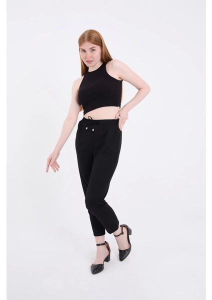 Ipeksi Tam Kalıp Basic Eşofman Pantolon - Siyah indirimleri