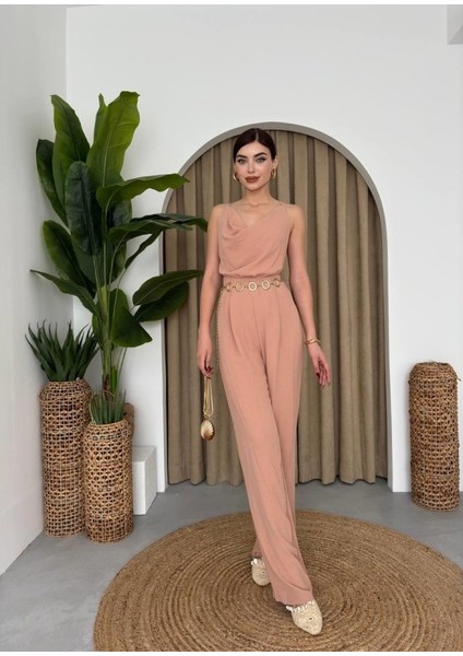 Ipeksi Darcy Sırt Dekolteli Tulum