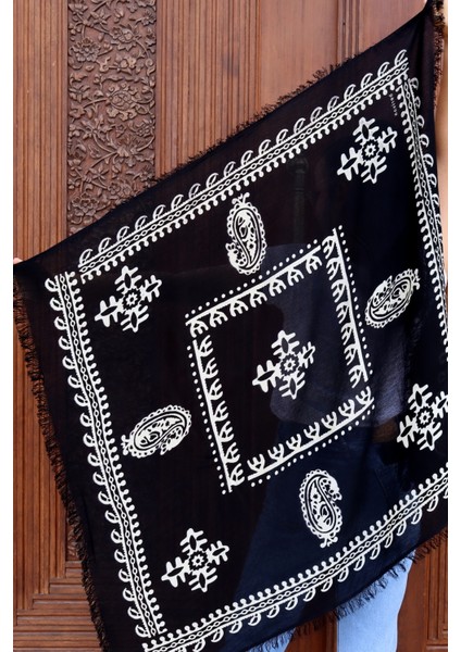 Umay El Yapımı Azerbaycan Şal / Eşarp – Anka – 100X100 cm – Pamuk Viskon fırsatları
