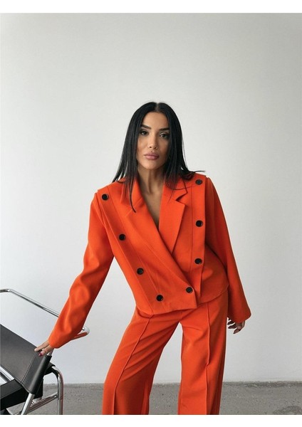 Ipeksi Ceket - Pantolon Takım - Orange fiyatları