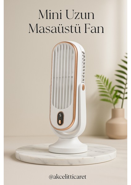 Mini Uzun Masaüstü Fan – Sessiz ve Kompakt, Yüksek Hava Akışı ile Verimli Soğutma fiyatları