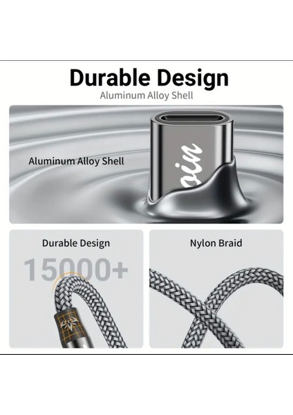 3.5mm To Type-C Ses Kablosu Analog Ses Jakı Kulaklık Ses Adaptörü Ce Lisanslı Orjinal Mp3 Çalar Dizüstü Bilgisayar Tablet