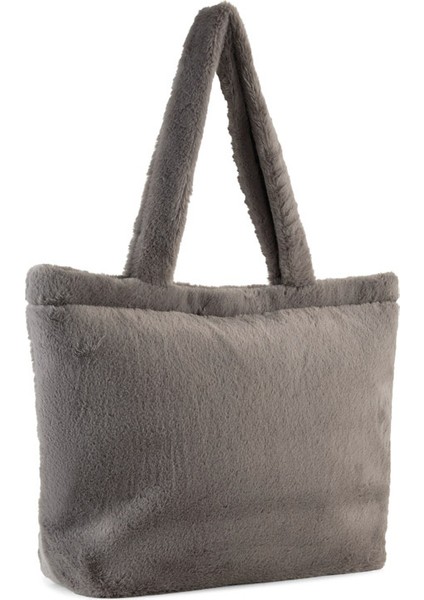 Up Faux Fur Shopper Gri Kadın Omuz Çantası fiyatları