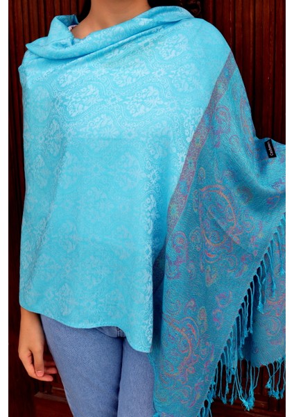 Cashmere Jakarlı Püsküllü Şal – 70X180 cm modelleri