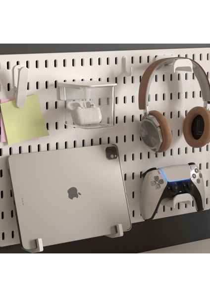 Çok Amaçlı Organizatör Pano Kapaklı Şeffaf Çekmece - Beyaz fırsatları