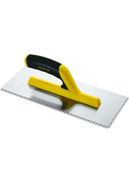 Seramik Malası Üçgen Dişli Açık Plastik Saplı 30CM