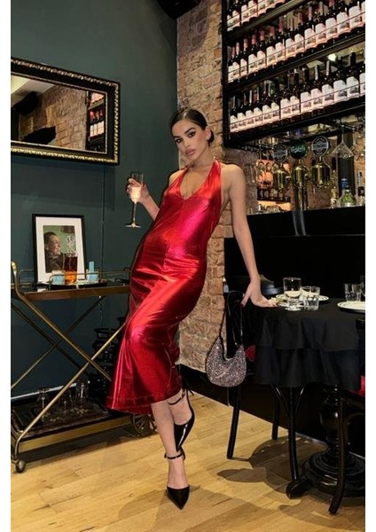 Ipeksi Felicia Sırt Dekolteli Elbise 2583-08