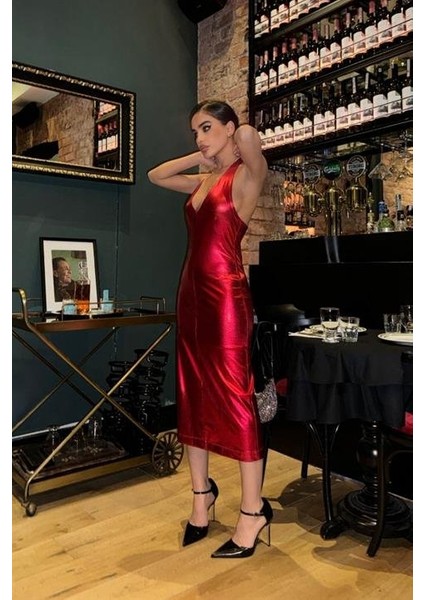 Ipeksi Felicia Sırt Dekolteli Elbise 2583-08 indirimleri