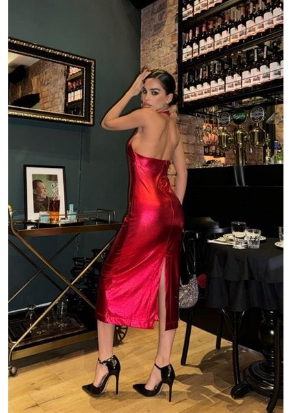 Ipeksi Felicia Sırt Dekolteli Elbise 2583-08