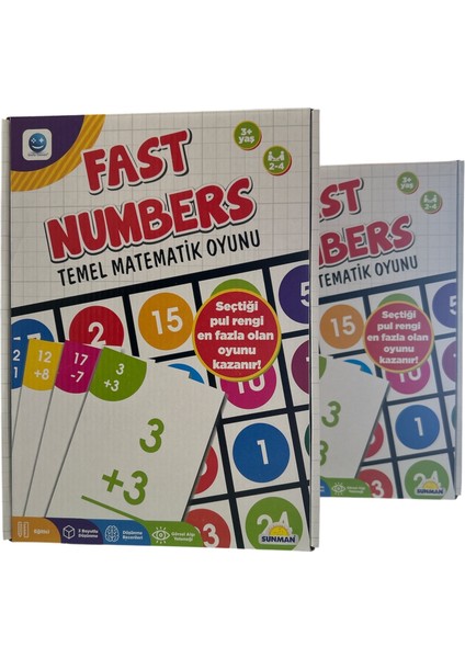 Fast Numbers - Temel Matematik Oyunu | Eğitici ve Eğlenceli Sayı Kartları