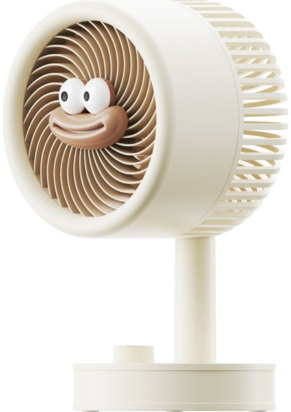 EFN14 Krem 1200mAh 3 Hız Kademeli Masaüstü USB Fan modelleri