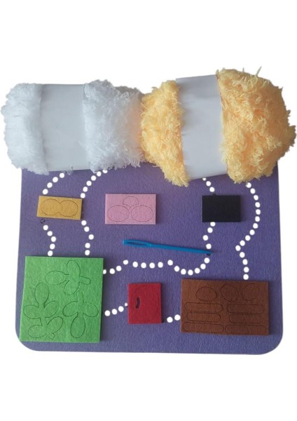 Eğitici Örgü Kiti Nakış Seti Kedi fiyatları