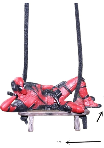 Karikatür Deadpool Araba Aynası Kolye (Yurt Dışından)