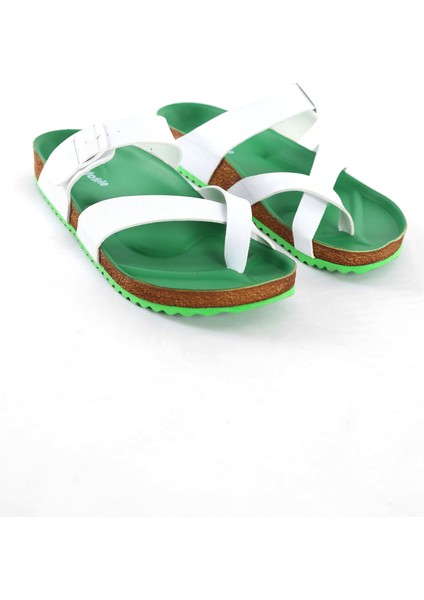 Beyaz Çapraz Parmak Arası Erkek Terlik fiyatları