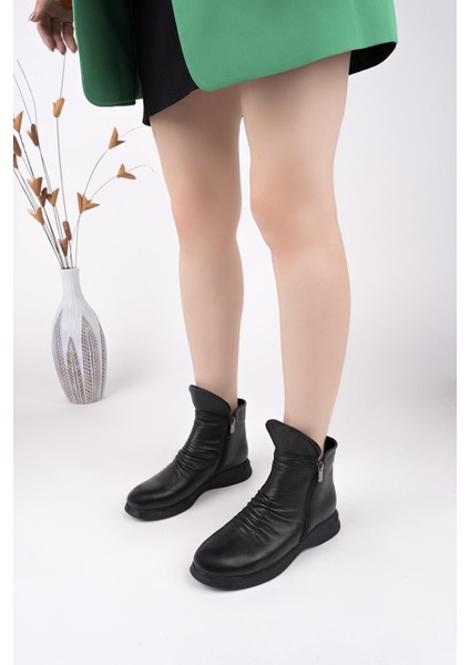 Hakiki Deri Kadın Deri Bot TRC49-9501 fiyatları