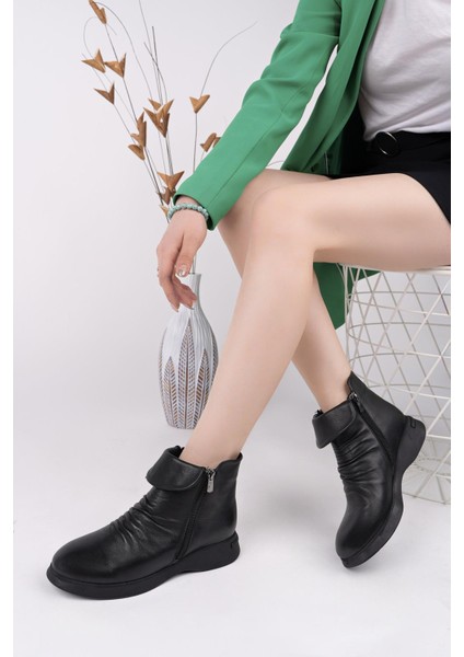 Hakiki Deri Kadın Deri Bot TRC49-9501 modelleri