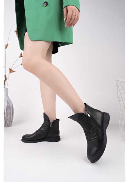 Hakiki Deri Kadın Deri Bot TRC49-9501 fırsatları