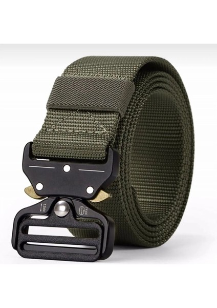 Taktik Askeri Kemer - Ayarlanabilir Metal Toka, Dayanıklı Naylon, Outdoor ve Günlük Kullanım Için indirimleri