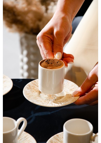 Blur 12 Parça 6 Kişilik Kahve Fincan Takımı 100ML