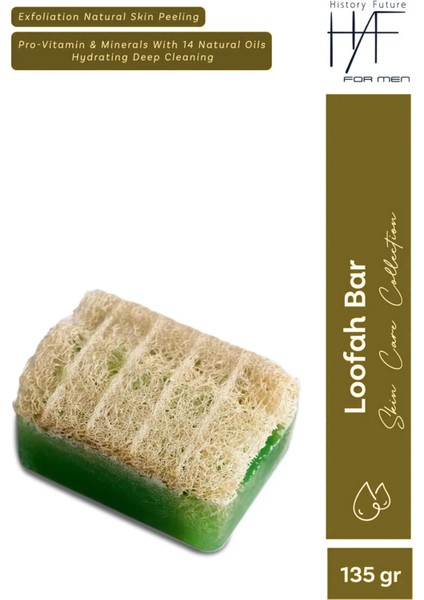 Erkeklere Özel Derin Temizlik Doğal Peeling Etkili Lifli Loofah Bar Sabunu 135 gr modelleri