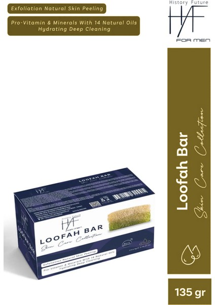 Erkeklere Özel Derin Temizlik Doğal Peeling Etkili Lifli Loofah Bar Sabunu 135 gr fırsatları