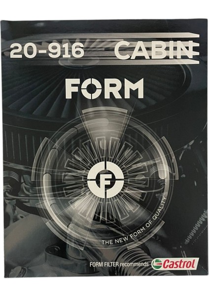 Castrol Form 20-916 Polen Filtresi | Ford Tourneo Custom / Ford Transit Polen Filtresi
