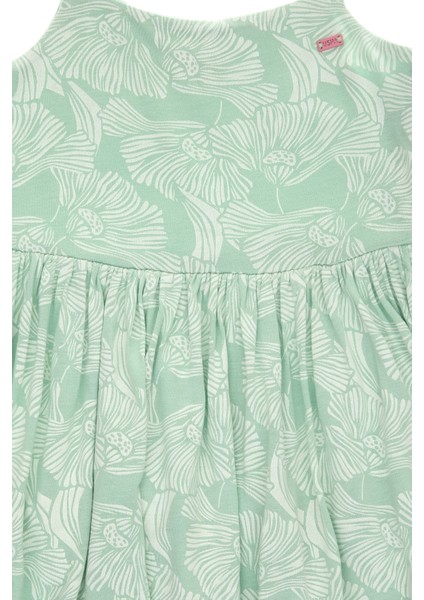 Kız Çocuk Su Yeşili Elbise (Örme) 50306276-VR048 modelleri