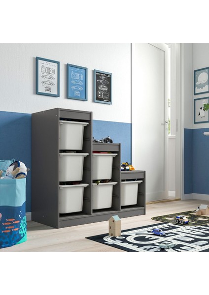 Saklama Ünitesi, Gri-Beyaz, 99X44X94 cm fiyatları